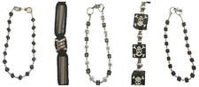 Biker Belt Key Chain Punk Skull and Crossbones Jean Gothic Rock Dice
