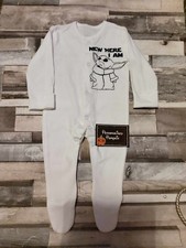 Babygrows. New. All Sizes Available. New Here I Am Yoda.