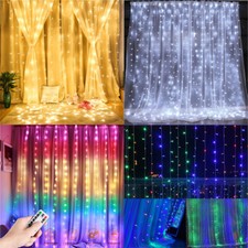 300 LED Curtain Fairy Lights