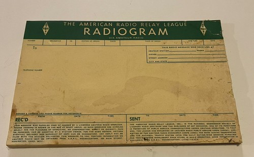 Vintage arrl american radio - vintage,