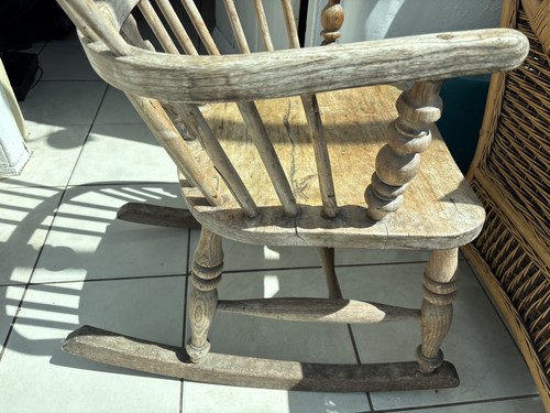 Large antique 19th century elm - large,