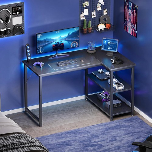Coleshome shaped gaming desk - coleshome,