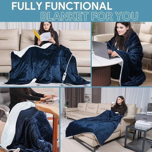 Electric heated throw - throw, blanket