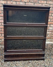 ANTIQUE GLOBE WERNICKE CO LIMITED LONDON BARRISTERS BOOKCASE