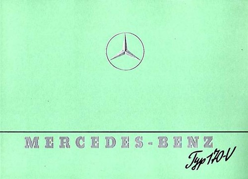 Mercedes benz type 170 - type, (w
