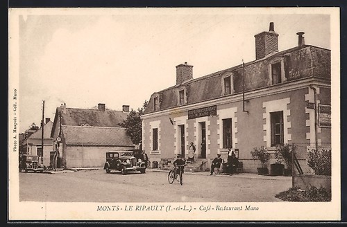 Old postcard monts et l - postcard, /i.-et-l