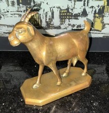 Vintage Large Brass Nanny Goat 