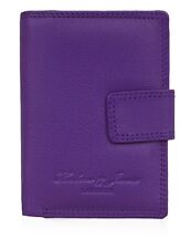 Hudson & James Ladies RFID Safe Designer Leather Compact Purse Card Women Wallet