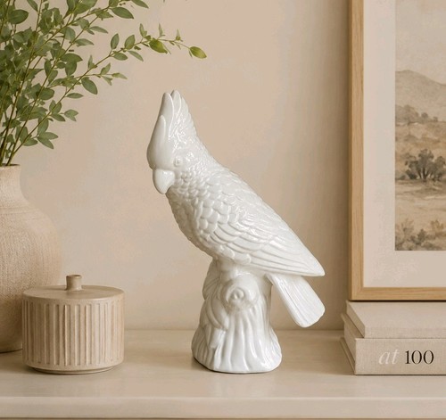 Ceramic cockatiel cockatoo - cockatiel,