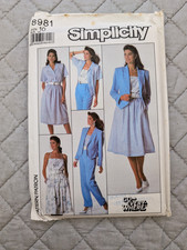 Simplicity 8981 Vintage Ladies
