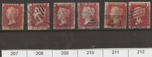 Sg43 sg44 penny red - sg43/sg44.,