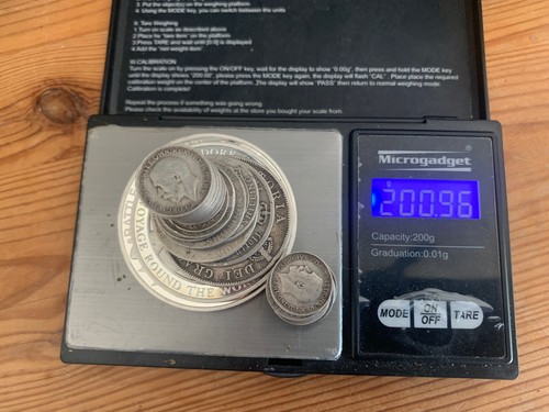 Pre 1920 silver double florin