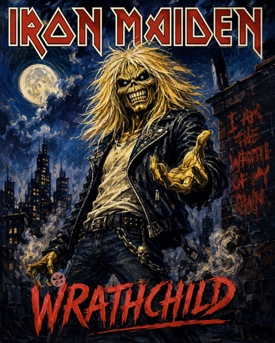 Iron maiden wrathchild sew - ,