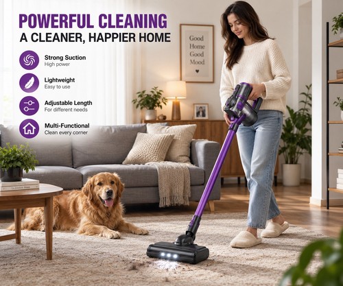 Cordless vacuum cleaner - cleaner, strong