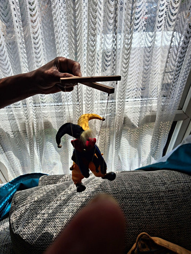 Vintage jester clown - vintage, jester/clown