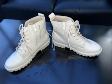 Girls Cream Boots Size 3 New