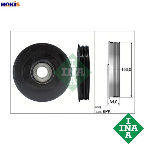 Belt pulley crankshaft - belt,