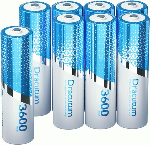 3600mwh rechargeable - aa,
