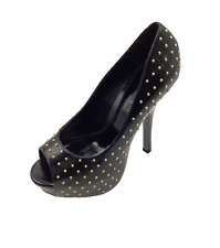 Love Label Womens Black Faux