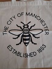 CITY OF MANCHESTER "BEE" TOTE" BAG-NEW-100% COTTON-AZO FREE***FREE POSTAGE 