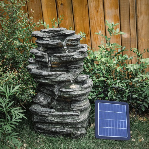 Outdoor garden water feature - water,