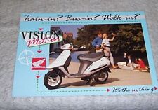 HONDA VISION MET-IN MOPED BROCHURE February 1989