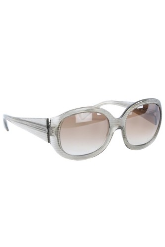 Alain mikli beige oval frame - beige,