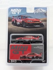 1/64 NEW Mini GT Nissan LB-ER34 Super Silhouette Skyline Red/Black RHD MGT00843