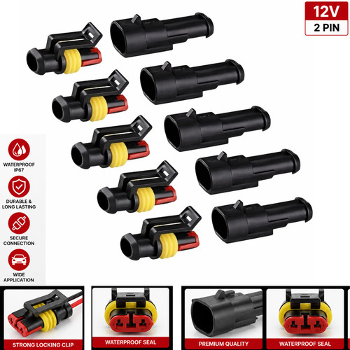 Set 12v 2pin cable wire - 2pin,