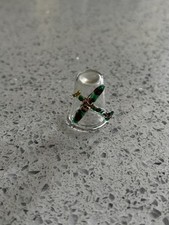 Rare Vintage Glass Spitfire