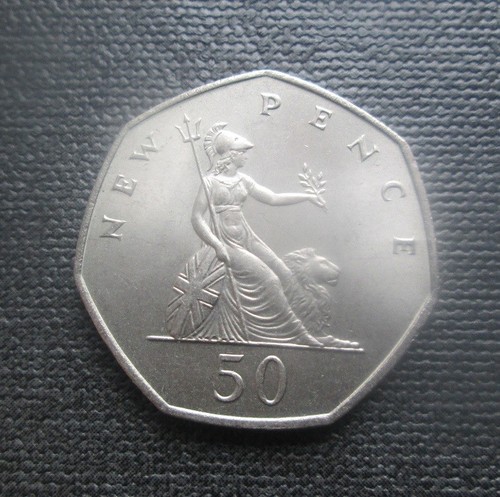 1969 britannia 50p fifty pence - 1969,