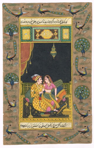 Mughal miniature painting - painting, of