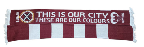 Heart midlothian scarf - midlothian, fc