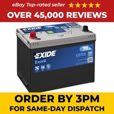 EXIDE EB705 031 / 069 / 072 Car Van SUV 4X4 HEAVY DUTY Battery 12V 70AH 540A
