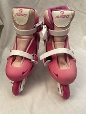 Avigo Pink Childs Rollerskates Rollerblades Uk 12.5-2.5