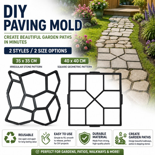 40cm garden paving - garden,