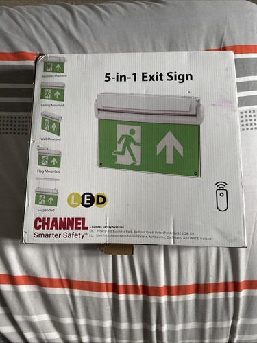 Exit sign channel - exit,
