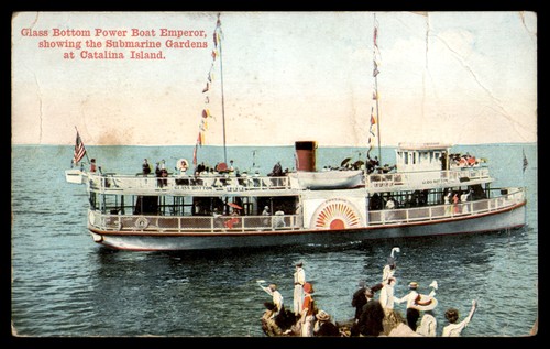 Postcard catalina glass bottom - postcard,