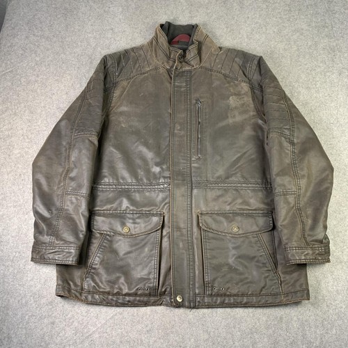 Jacket mens xxl brown - brown, wax