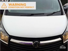 Vauxhall Vivaro Front Bonnet Hood 2017 Van 4/5dr B X82 10U (474) White (16-24)