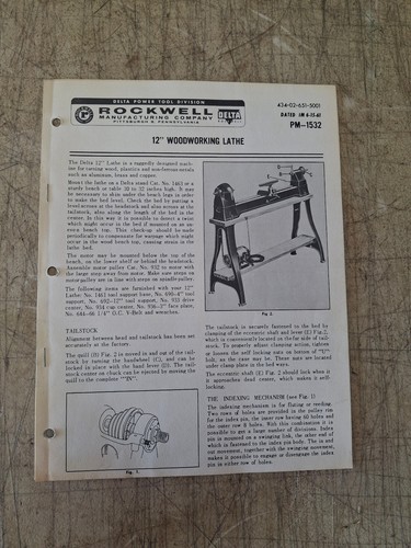 Vintage 1961 rockwell delta - 1961,