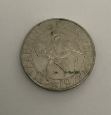 1977 Queen Elizabeth II Silver Jubilee Silver Proof UK Commemorative Crown Coin