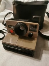 Polaroid Land Camera 500 SX-70 Instand Film Camera With Case 