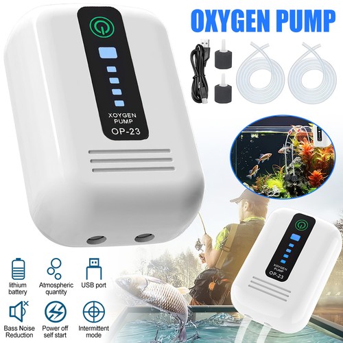 Aquarium fish tank oxygen pump - tank,
