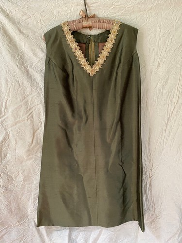 1960 s silk shantung - silk,