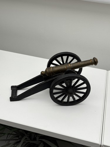 Vintage cast iron and brass - iron,