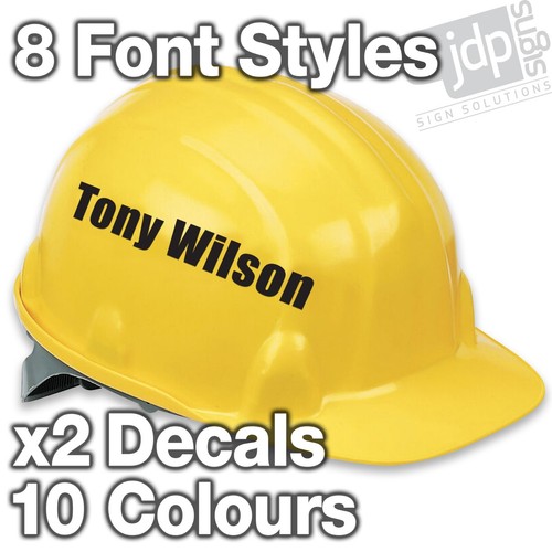 Personalised name hard hat - x2,