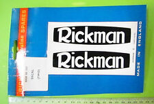 Rickman NOS OEM Zundapp Montesa Metisse Gas Tank Decals p/n R008 00 107 # 2