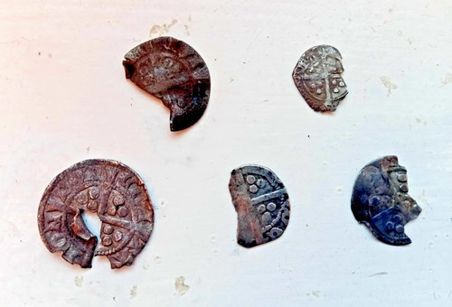 Lot medieval silver - lot, 5