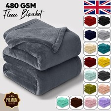 480 GSM Heavy Fleece Blanket